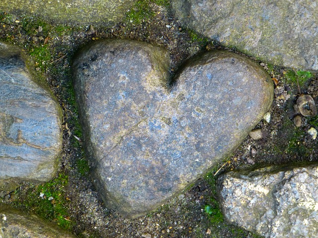 stone heart photo