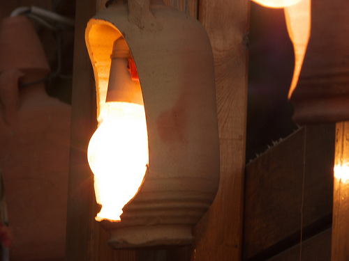 Torches inside the Jars-Judges 7 by zeevveez light clay photo