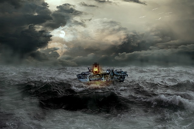 storm sea photo
